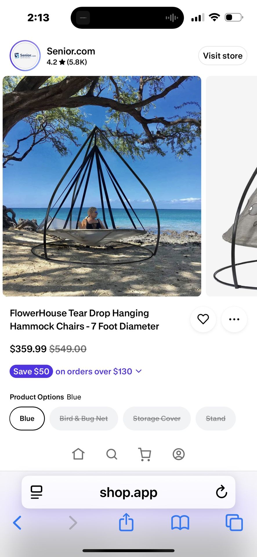 Flowerhouses Saucer Swing