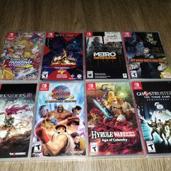 8Nintendo Switch Games For $120