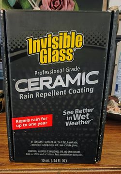 • Invisible Glass Ceramic Rain Repellent Coating Kit - New
