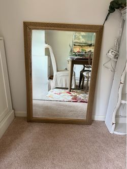 28x40" framed mirror