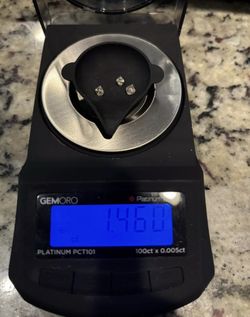 3 natural rough diamonds- loose- gemstones- jewelry-