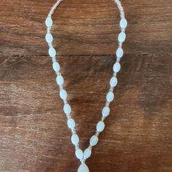 White Buddha Necklace 