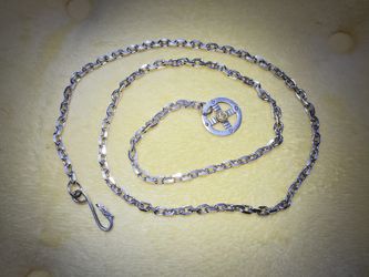 23 inch 925 Sterling Silver necklace 