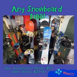 Any Used Snowboard For $100