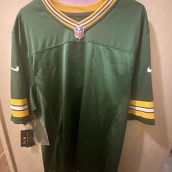 New With Tags Green Bay Packers Jersey NFL Nike Size Large Blank