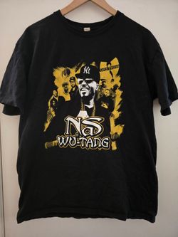 Vintage wu tang clan concert tour t-shirt