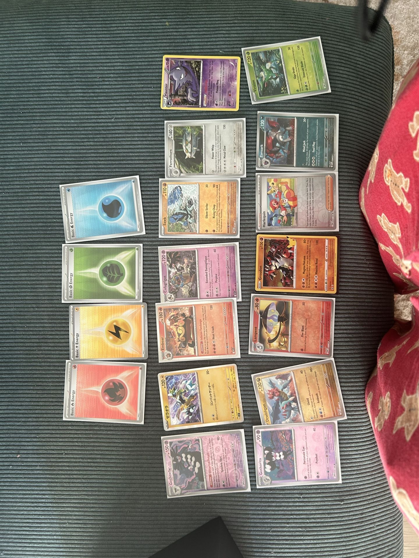 Assortment Of Holos, Reverse Holos, Pokeballs, Masterballs, Ex, And V