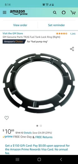 2006 Chevrolet Colorado GM Genuine Parts TR26 Fuel Tank Lock Ring (Right)