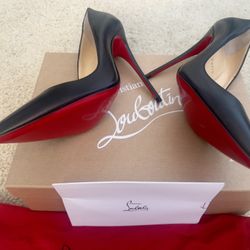 Christian Louboutin So Kate Leather Pointed-Toe Red Sole Pump Size 38 (Size 8)