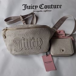 Juicy Couture Cream Fanny Pack 
