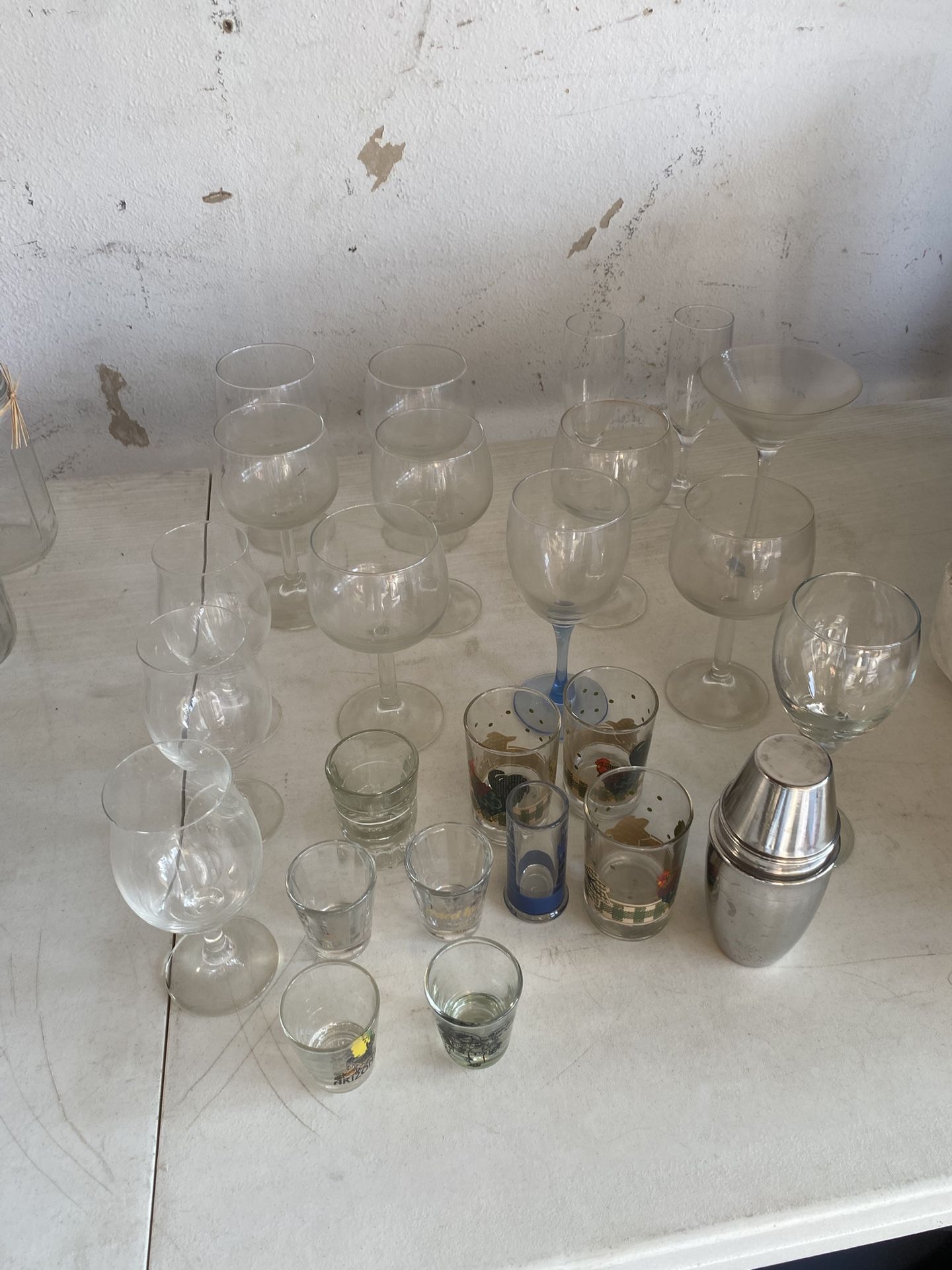 Assorted Drink Glasses