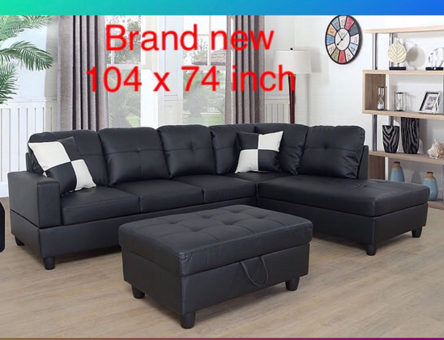 💫FREE DELIVERY💫Brand New Sectional Sofa Couch 