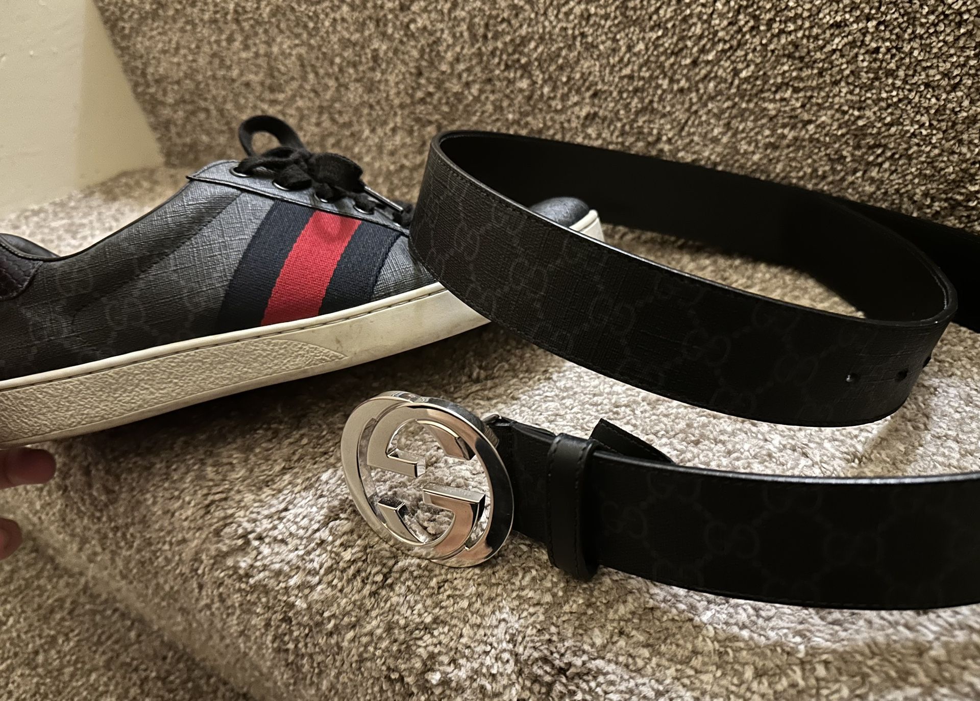 Gucci Shoes And Belt