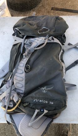 Osprey stratos 3g hiking backpack