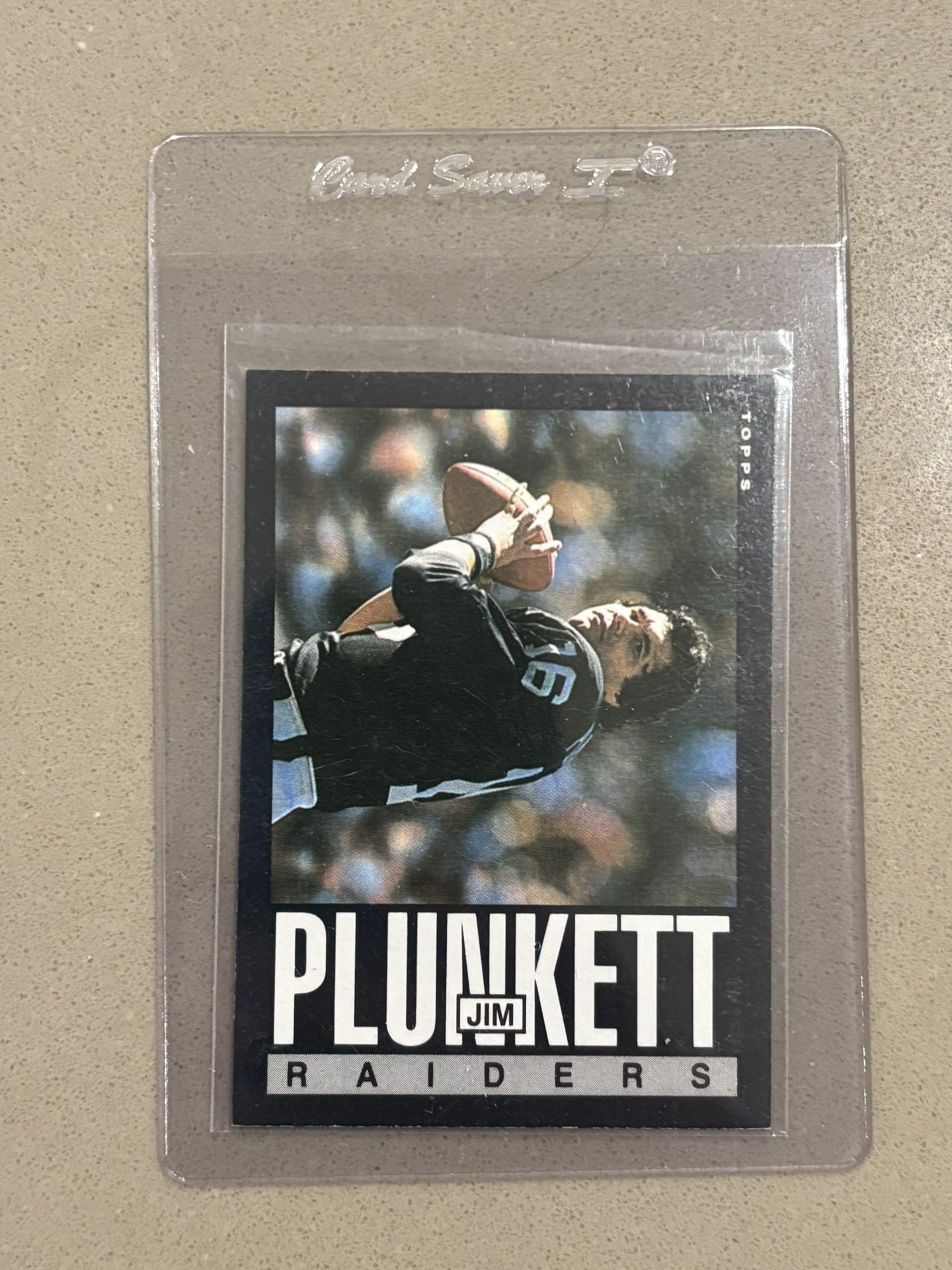1985 Topps Jim Pluknett #297 Oakland Raiders #297