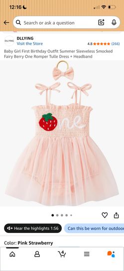 Baby Girl One Year Old Outfit