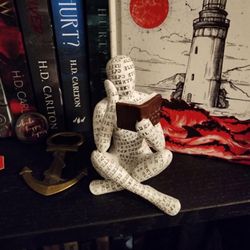 Modern Thinker Woman Sculpture 