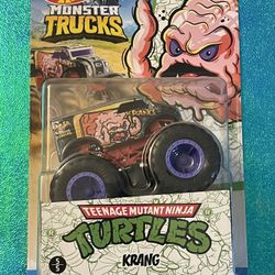 2020 Hot Wheels Monster Trucks Teenage Mutant Ninja Turtles KRANG (5/5) tmnt new