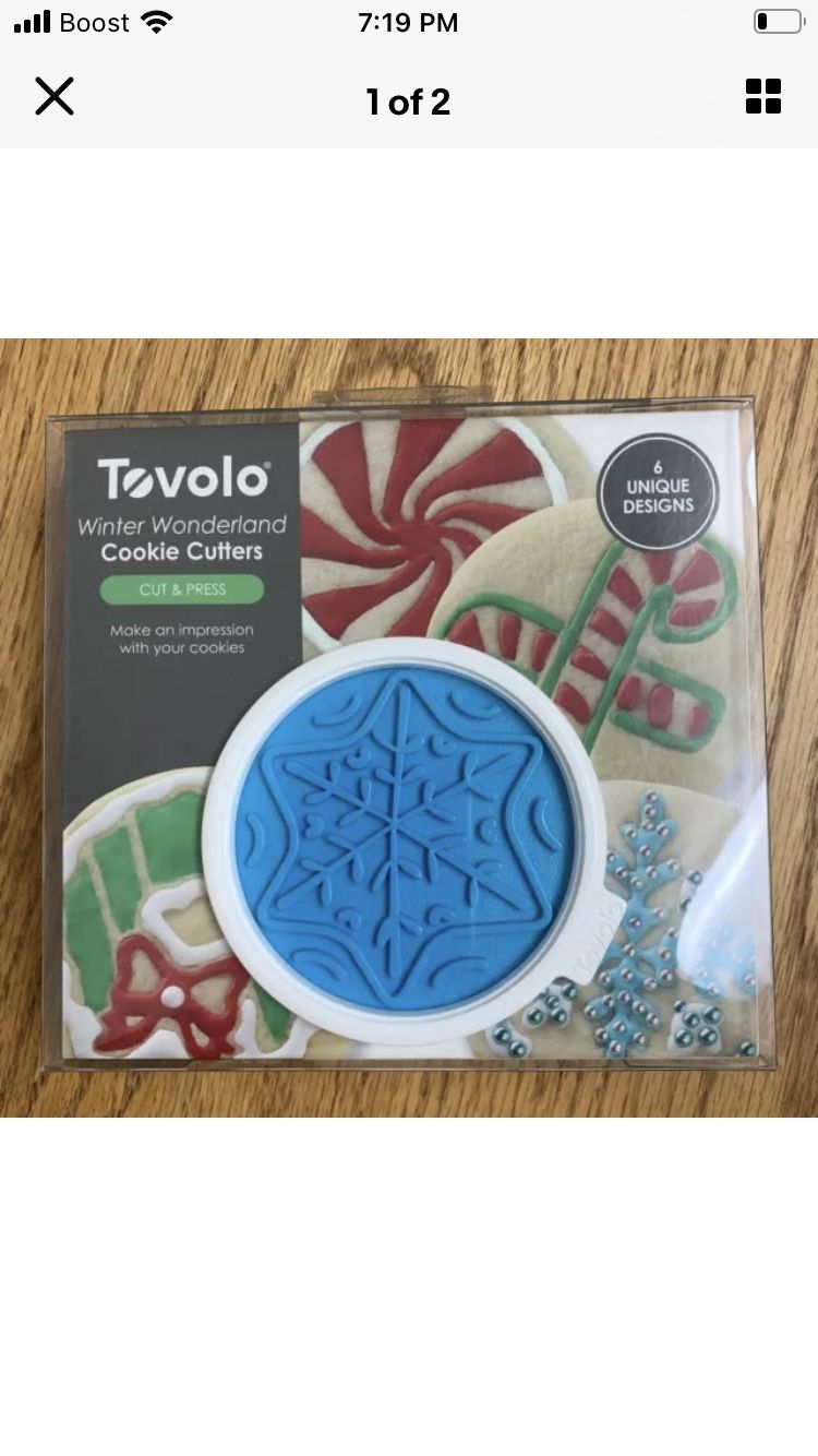 Tovolo Christmas Cookie Cutters