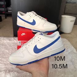 Nike Dunk Low White Hyper Royal