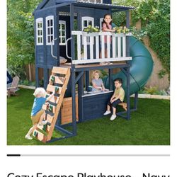 Kidcraft  Cozy Playhouse Slide 