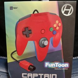 Nintendo 64 Captain Premium Controller Fun Toon Collector's Edition New In Box 