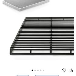 New King Metal Bed Frame Boxspring