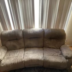 Curb Alert Free Dual Recliner Couch