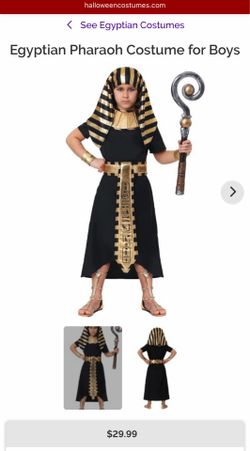Pharaoh Costume - size XSmall