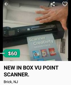 NEW SCANNER IN BOX. VU POINT