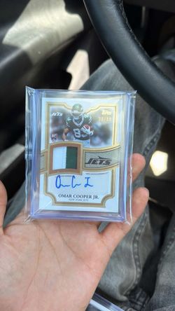 Topps 2026 flagship football Omar cooper Jr Rookie Patch Auto /99
