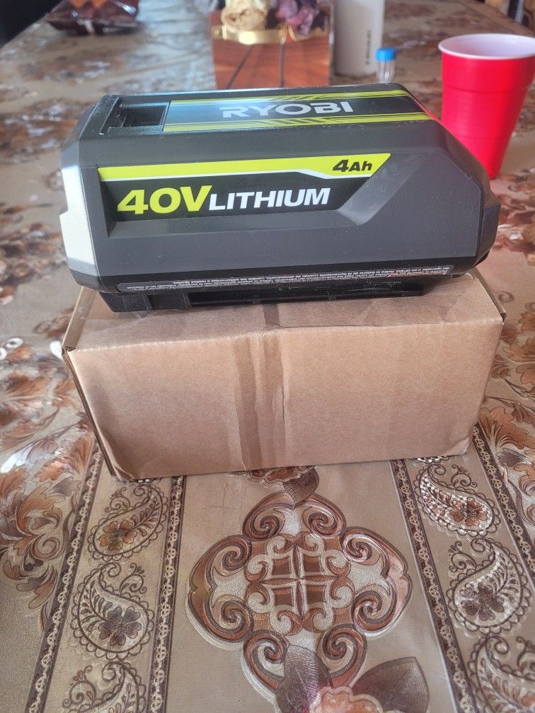 Ryobi 40V 4.0Ah Battery!!!
