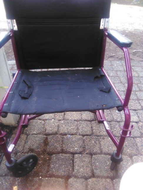 21 Inch Transfer Chair Transport Chair