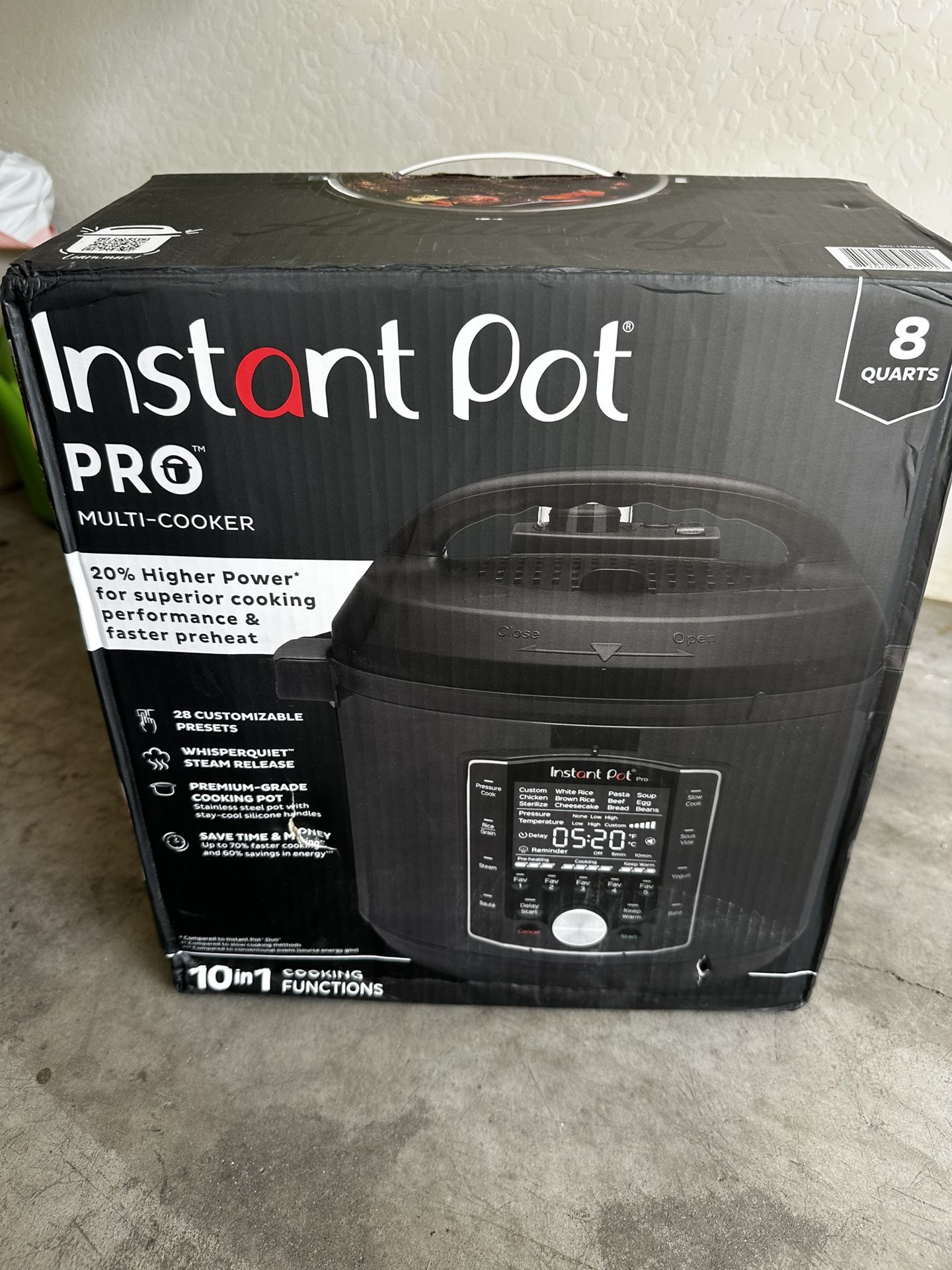 Instant Pot Pro 8 Qt 10-in-1