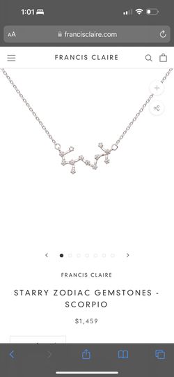 Starry Zodiac Gemstone Scorpion