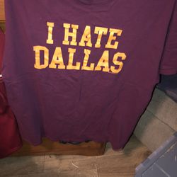 Washington Redskins I HATE DALLAS t Shirt 