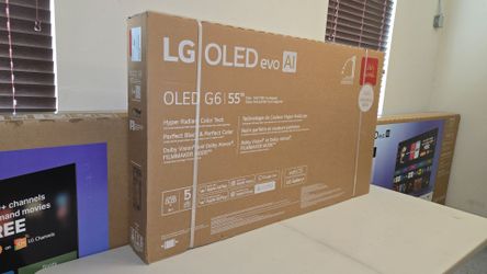 New 55 Inch OLED LG G6 Smart TV 4K UHD with 144 Hz refresh rate Brand new 2026 Model Factory sealed