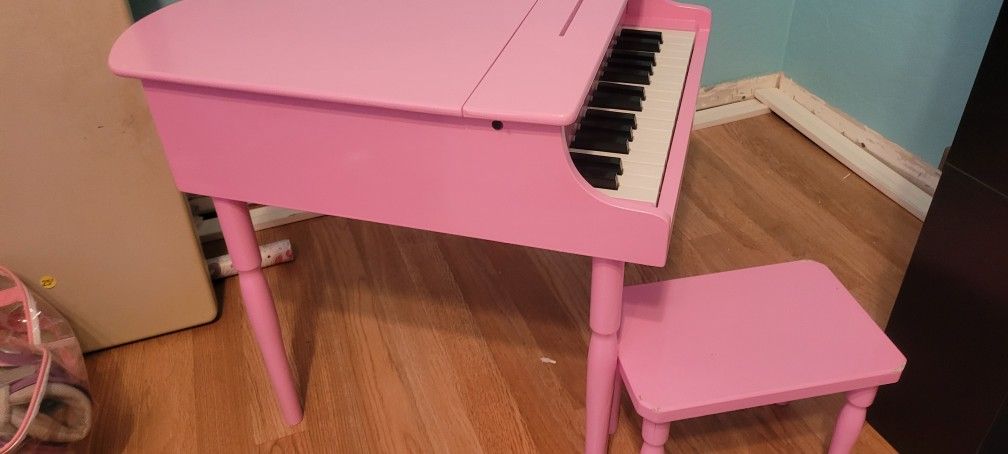 Pink Baby Grand Piano
