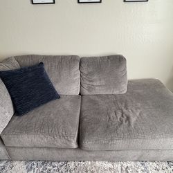 Gray comfy couch