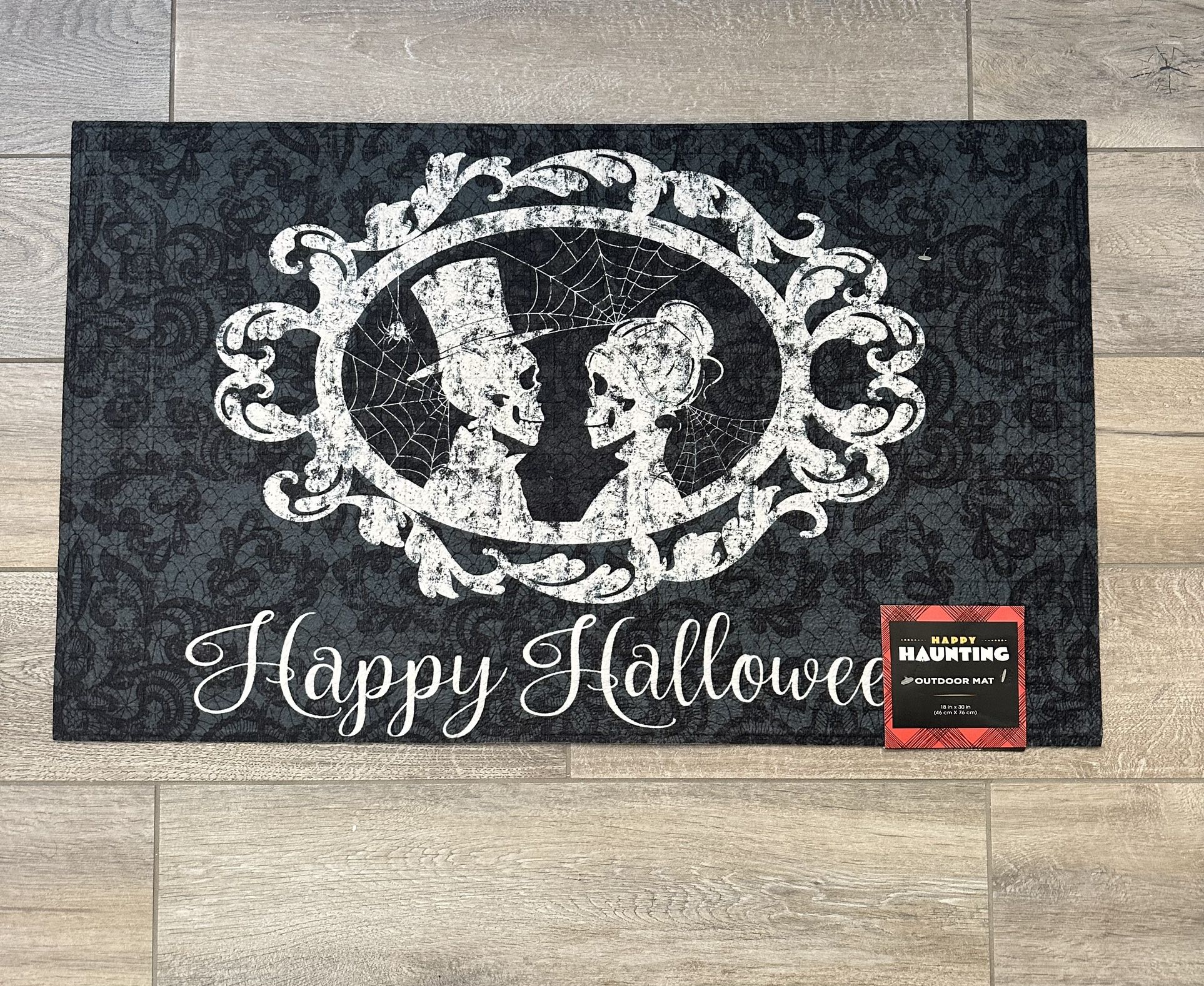 New Halloween Skeleton Outdoor Mat