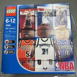 New retired 2003 LEGO #3566 NBA Upper Deck Jalen Rose Kevin Garnett P Stojakovic