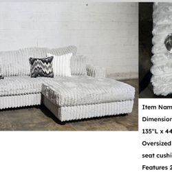 Platinum White Viral Sectional NEW