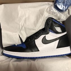 Nike Air Jordan 1 High “Royal Toe” - Size 9 **NEW**