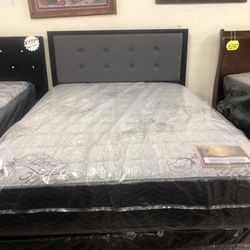 New Full Size Bed  With New Mattress and Boxspring Included 