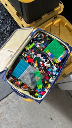 Suitcase full of Legos
