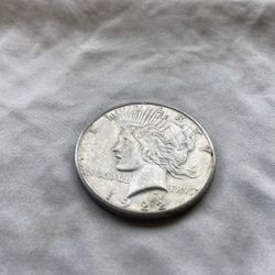 1922 S  Silver Peace Dollar AU