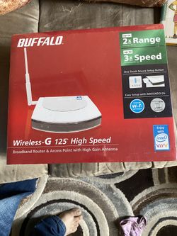 Unopened Brand New Buffalo Wireless G Broadband Router