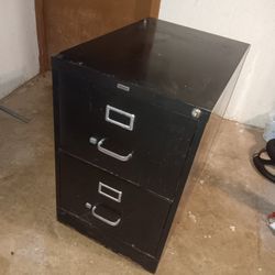 Black Filing Cabinet 