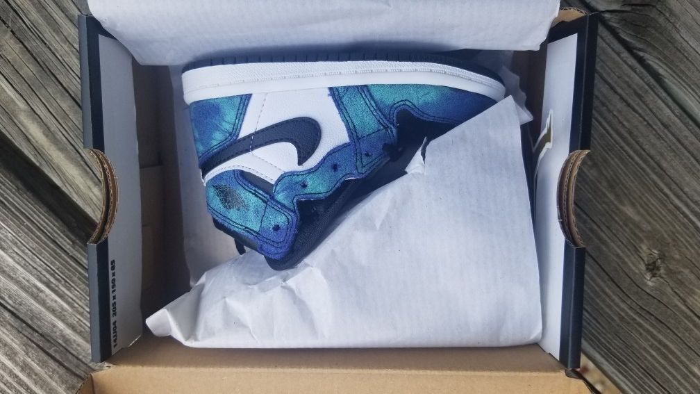 Jordan 1 Retro High Tie Dye (PS) | CU0449-100 | size 13C