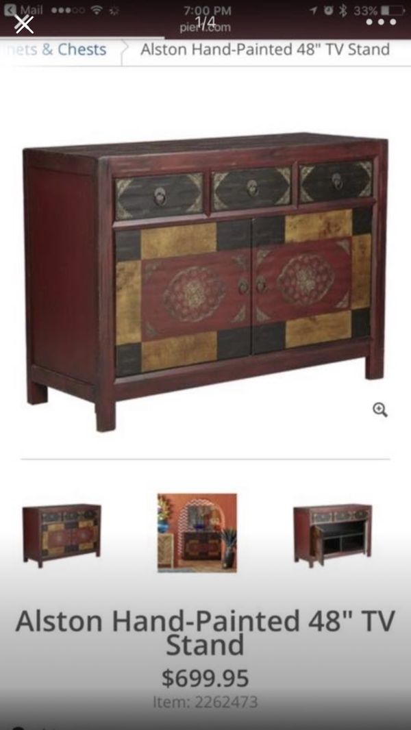 Alston Hand Painted Tv Stand Like New For In Westwood Nj Open In The Continue To Mobile Website